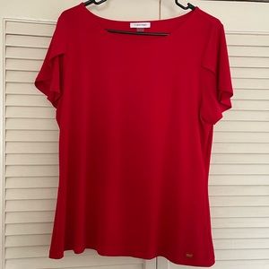 Calvin Klein Red Blouse